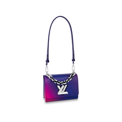 LV Twist Vivid Pink Fading Into Dark Blue