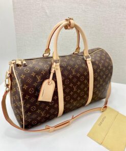 LOUIS VUITTON MONOGRAM KEEPALL BANDOULI RE 50