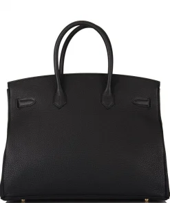 Hermès Black Birkin 35cm of Togo Leather 2