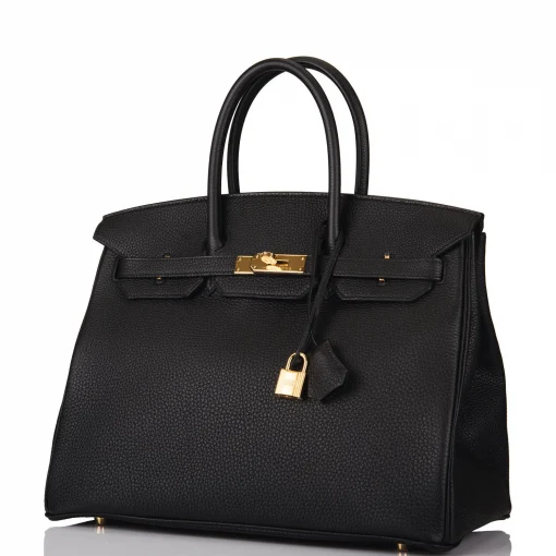 Hermès Black Birkin 35cm of Togo Leather