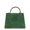 Hermès Vert Moyen Lizard Leather Vintage Convertible Kelly 15cm