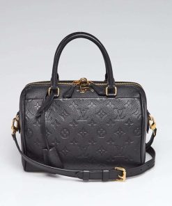 Louis Vuitton Black Monogram Empreinte Speedy