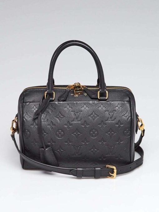 Louis Vuitton Black Monogram Empreinte Speedy