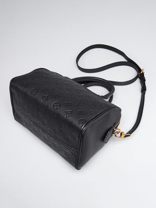 Louis Vuitton Black Monogram Empreinte Speedy