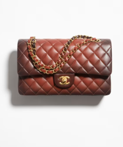 Chanel bag Gradient Lambskin & Gold-Tone Metal Brown