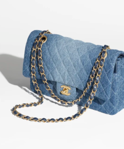 Chanel bag Washed Denim & Gold-Tone Metal