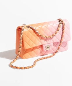 Chanel Bag Gradient Lambskin & Metal Pink