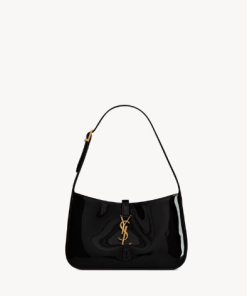 YSL LE 5 À 7 IN PATENT BLACK