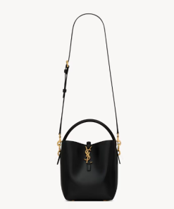 YSL LE 37 SMALL IN SHINY BLACK