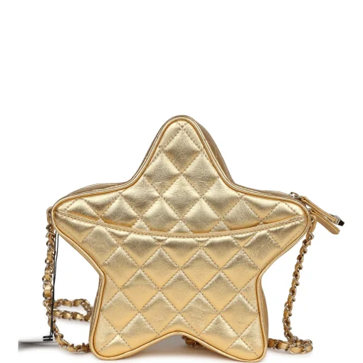 Chanel Star Bag Metallic Gold Lambskin Gold