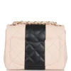 Chanel Mini Square Flap Bag Pink and Black