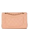 Chanel Small Classic Double Flap Peach