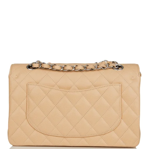 Chanel Small Classic Double Flap Bag Beige