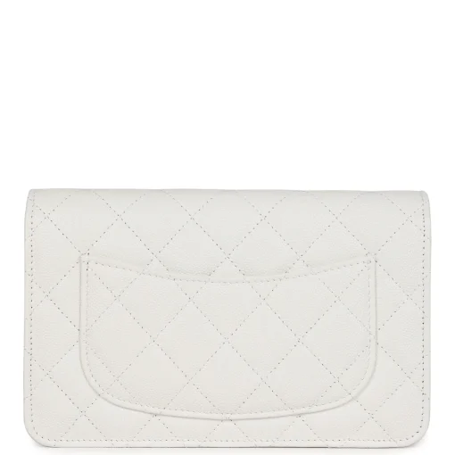 Chanel Wallet On Chain WOC White