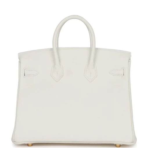 Hermès Birkin 25 White Verso Clemence