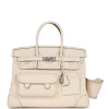 Hermès Birkin Cargo 35 Nata Toile and Swift Palladium