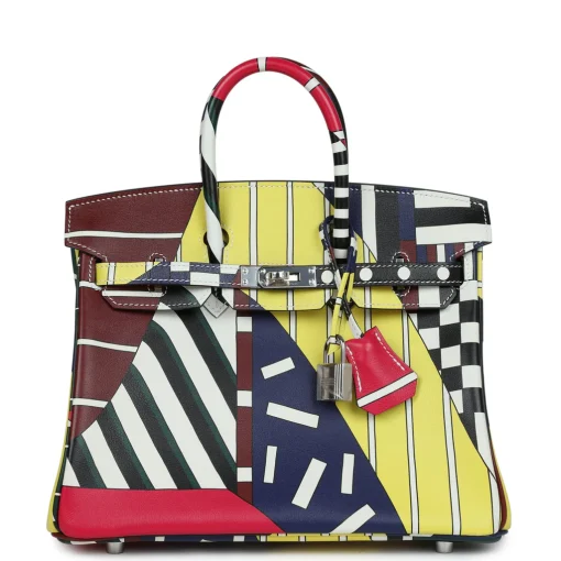 Hermès "One Two Three and Away We Go" Birkin 25 Multicolor