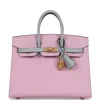 Hermès (HSS) Birkin 25 Mauve Sylvestre and Bleu