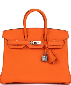 Hermès Birkin 25 Orange Minium Togo Palladium