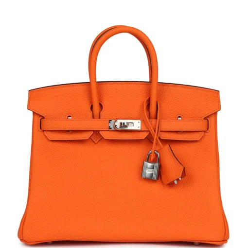 Hermès Birkin 25 Orange Minium Togo Palladium