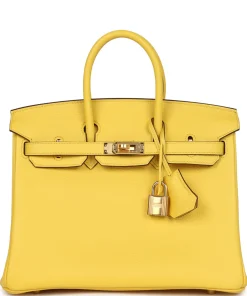 Hermès Birkin 25 Jaune de Naples Togo Gold Hardware