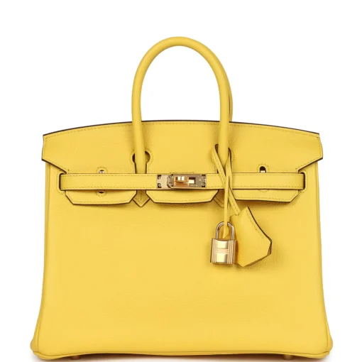 Hermès Birkin 25 Jaune de Naples Togo Gold Hardware