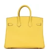 Hermès Birkin 25 Jaune de Naples Togo Gold