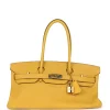 Hermès Shoulder Birkin 42 Clemence Gold