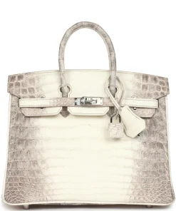 Hermès Birkin 25 Himalaya Niloticus Palladium