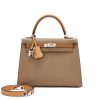 Hermès Etoupe, Alezan and Biscuit Tri-color Kelly 25