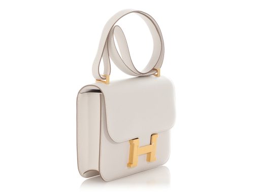 Hermès Gris Pale Epsom Constance 1-24 Gold