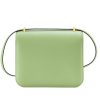 Hermès Vert Criquet Epsom Mini Constance Beige Sable