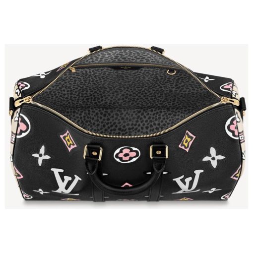 Louis Vuitton Keepall Wild at heart new Black