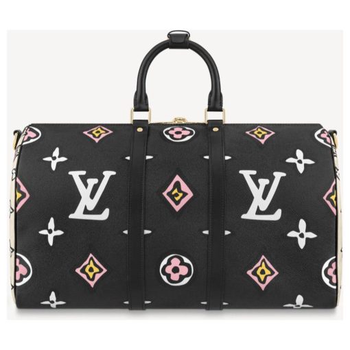 Louis Vuitton Keepall Wild at heart new Black