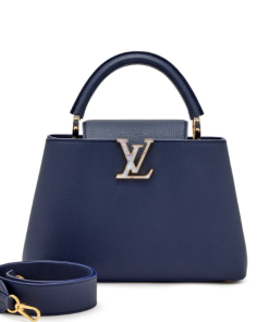 Louis Vuitton Midnight Blue Taurillon Marble MM