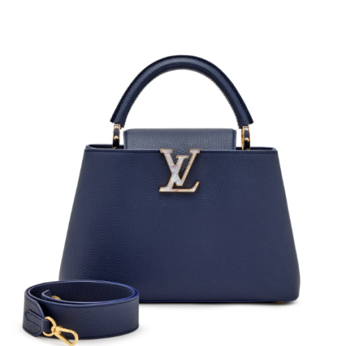 Louis Vuitton Midnight Blue Taurillon Marble MM