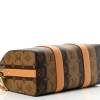 LOUIS VUITTON X NIGO Stripes City Keepall Brown