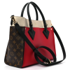 LOUIS VUITTON Calfskin Monogram On My Side Pirate red