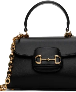 Gucci Black Mini Horsebit 1955 Bag