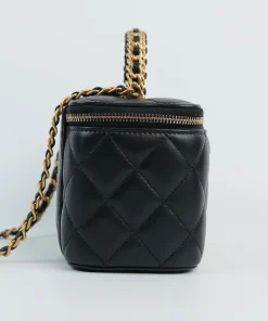 Chanel Vanity Top Handle Braided Side