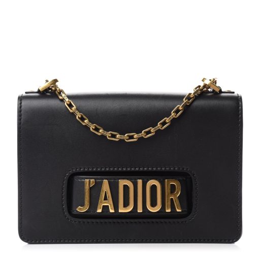 Dior Calfskin J'Adior Chain Flap Bag Black