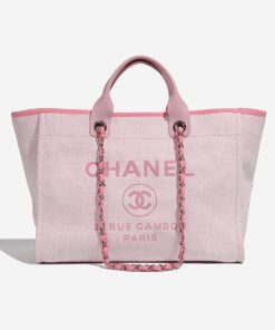 Chanel Deauville Medium Canvas Pink