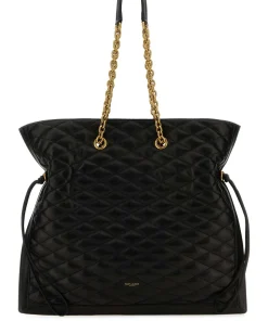 YSL Le Pochon Quilted Large Shoulder Bag