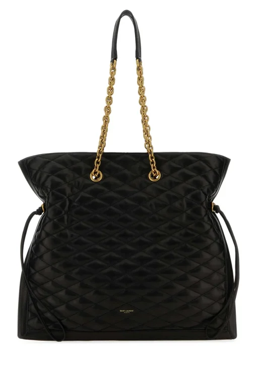 YSL Le Pochon Quilted Large Shoulder Bag