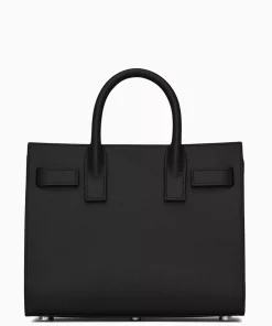 YSL Sac de Jour Nano Top-handle Bag in Grained Leather