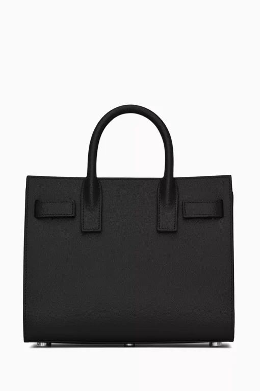 YSL Sac de Jour Nano Top-handle Bag in Grained Leather