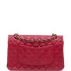 CHANEL Medium Classic Double Flap Red