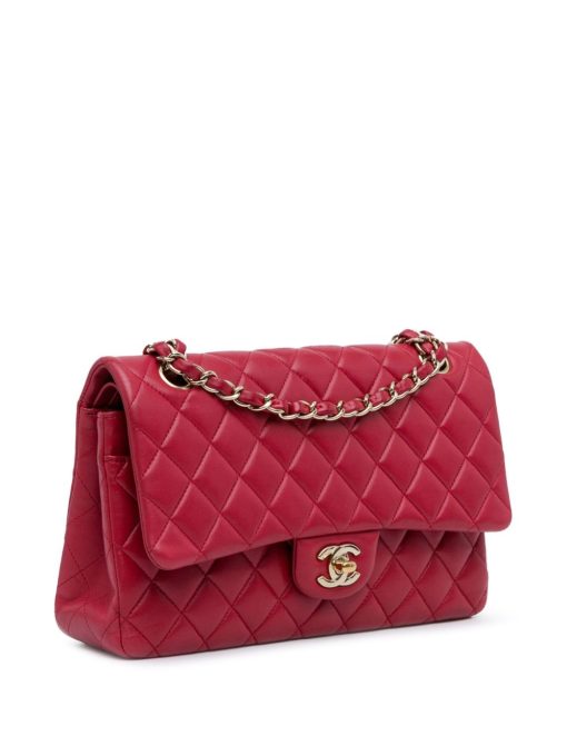 CHANEL Medium Classic Double Flap Red