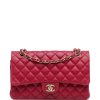 CHANEL Medium Classic Double Flap Red