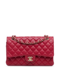 CHANEL Medium Classic Double Flap Red